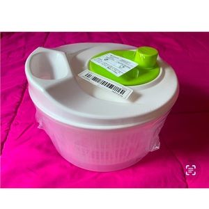 HERB AND VEGETABLE SPINNER: MEDIUM SIZE, Ultra Green & White